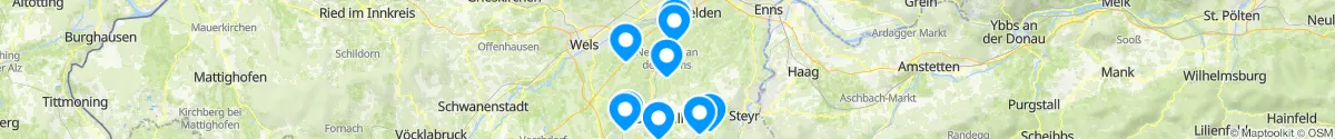 Kartenansicht für Apotheken-Notdienste in der Nähe von Piberbach (Linz  (Land), Oberösterreich)